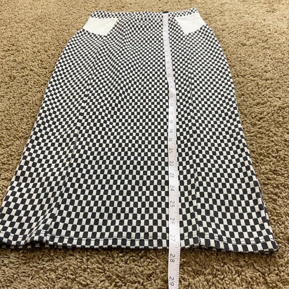Maeve stretch checkered pencil skirt - Picture 7 of 7